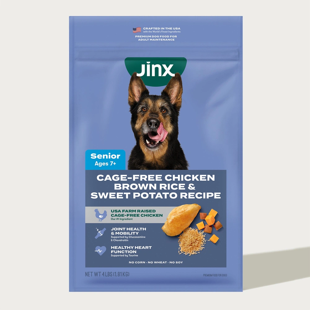 Senior Cage-Free Chicken Dog Food bag